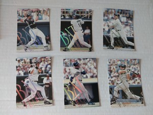 1995 Leaf Limited Bat Patrol Complete Set (1-24) Griffey Thomas Mattingly 
