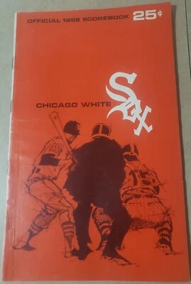 1968 Chicago White Sox vs Boston Red Sox Program Yaz Berry Aparicio - Image 1 of 4