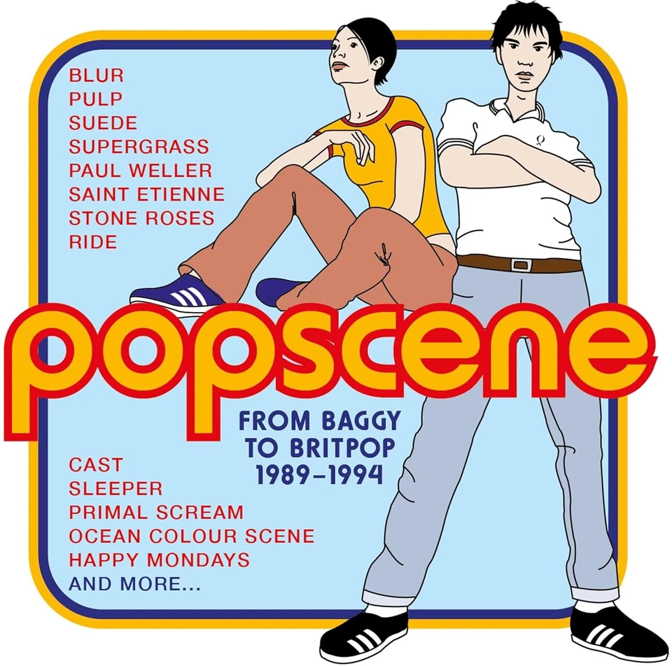 Popscene-from Baggy to Britpop 1989-94 (Neuheit 18.10.2024) 4 CD NEU & OVP VVK - Bild 1 von 1