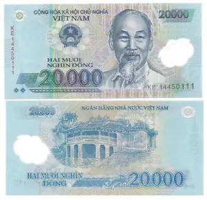 VIETNAM 20000 20.000 DONG POLYMER UNC 2014 P 120 f - Bild 1 von 1