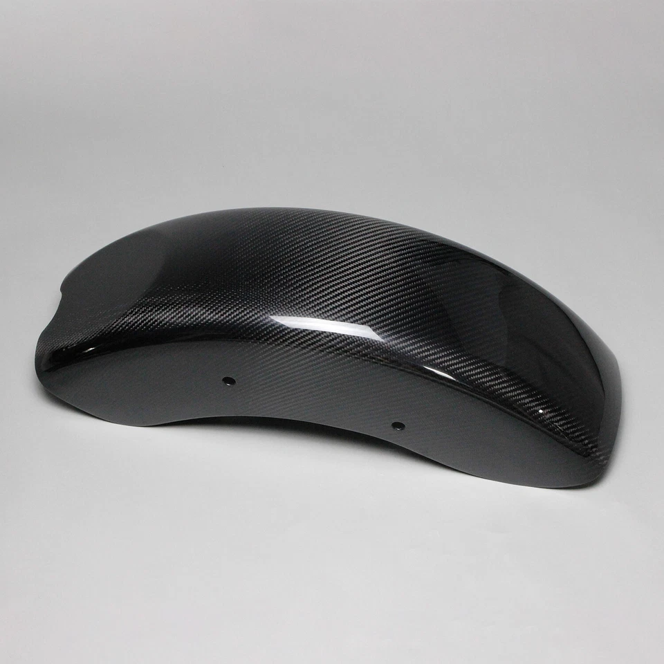 Black Carbon Fiber Rear Fender for Harley Softail Street Bob FXBB FXBBS 2018-23 - Image 1 of 4