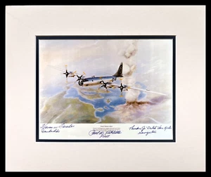 Enola Gay Lithograph signed by Tibbets-Van Kirk-Ferebee Museum Framed - Picture 1 of 5