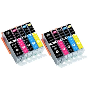 High Yield PGI-280XXL/CLI-281XXL Ink Cartridge Pack for Canon PIXMA TR8600 8620 - Picture 1 of 9