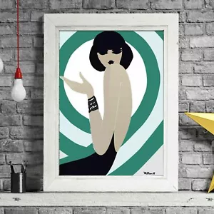 BALLY GREEN - Villemot Vintage Poster Print Sizes A5 to A0 **FREE DELIVERY** - Picture 1 of 14
