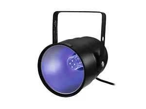 Eurolite UV Spot Ultraviolet Spotlight Blacklight LED 5W - Picture 1 of 3