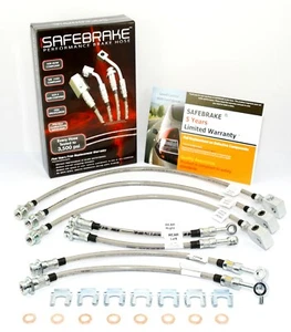 PATROL GU Y61 4.8L (ABS) (2 INCH LIFT) 2001-2012 - SAFEBRAKE Performance Hoses - Picture 1 of 12