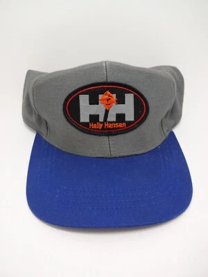 Helly Hanson Razorfish 平沿帽灰色可调节平沿帽棉质 — 第 1/4 张图片