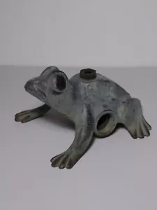 Heavy Frog Sprinkler Lawn Garden Fountain Figure Sculpture Cast Iron? Antique? - Picture 1 of 8
