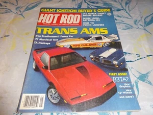 HOT ROD MAGAZINE MAY 1982 PONTIAC TRANS AM - Picture 1 of 1
