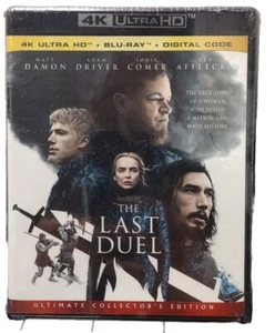 The Last Duel (4K Ultra HD + Blu-ray + Digital Code, 2021) (Matt Damon) NEW - Foto 1 di 2