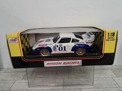 Rare Vtg 1:18 Porsche 911 GT2 #01 Anson Racing Metal Series 24 Hours Daytona - Image 1 of 4