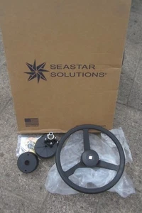 Sistema de dirección de barco 14 ft >55 hp Teleflex/Seastar casco cable y rueda - Imagen 1 de 9