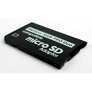 Micro SD SDHC TF to Memory Stick MS Pro Duo PSP Adapter for PSP 1000 2000 3000 - Picture 1 of 4