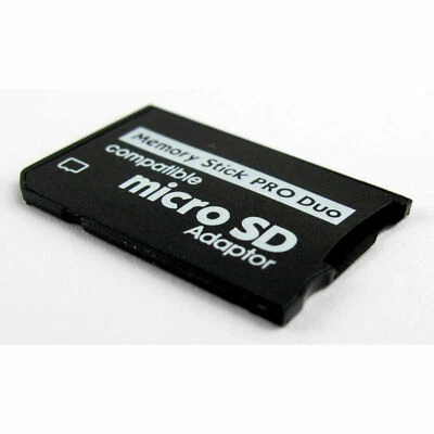 Micro SD SDHC TF to Memory Stick MS Pro Duo PSP Adapter for PSP 1000 2000 3000 - Image 1 of 4
