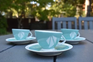 TAZAS ESPRESSO BREMER & SCHMIDT VINTAGE DE PORCELANA ALEMANA AÑOS 70 - Imagen 1 de 23