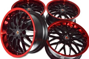 4 New 18x8 DDR R6 18" Wheels Rims Legacy Avalon Toyota Camry Sienna RAV4 5x114.3 - Picture 1 of 3
