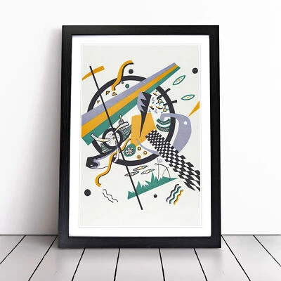 Cuadro póster impresión arte pared lienzo enmarcado Small Worlds Iv de Wassily Kandinsky Foto 1 de 4