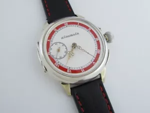 LeCoultre Antique 1900s Swiss Beautiful Art Deco Silver Men Higher-Quality Watch - Picture 1 of 15