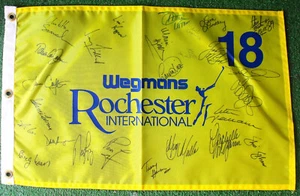Wegmans Rochester International LPGA Pin Flag Nancy Lopez Jones Tasker Autos - Picture 1 of 5