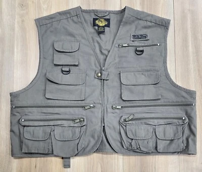 Chaleco de pesca White River Fly Shop nuevo sin etiquetas para hombre talla grande, carga, muchos bolsillos Foto 1 de 4