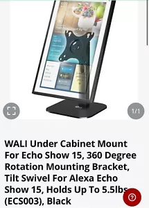 Wali Unterbauhalterung für Echo Show 15, 360 Grad - Bild 1 von 5