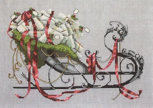 Cross Stitch Chart ~ Nora Corbett Christmas Eve Couriers Santa's Sleigh #NC122 - Picture 1 of 4