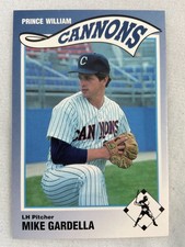 1990 Prince William Cannons Minor League Baseball Card#10-Mike Gardella