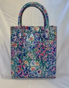 NWT Brahmin Melbourne Collection Moira Spring Ditsy Small Tote Bag Dust Bag Card - Picture 1 of 5