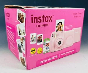 Fujifilm Instax Mini 7S Pink Instant Camera Bundle w/ Film & MORE NEW open box - Picture 1 of 3