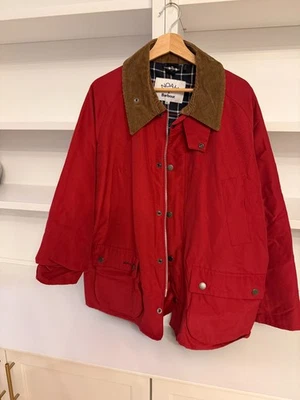 🔥 Noah x Barbour Bedale 60 40 Red XL - Image 1 of 4