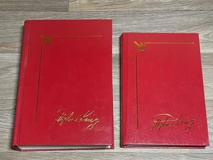 2-Stephen King Library Red Faux Leather Books: Black House+Girl who loved Gordon - Imagen 1 de 7
