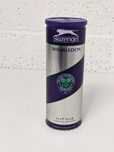 Slazenger Wimbledon Tennis Balls 125th Year Limited Edition Sealed Tin of 3 Ball - Picture 1 of 7