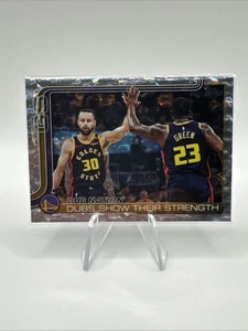 2025-26 Topps Flagship Basketball #291 Dub Nation Crackleboard - Bild 1 von 2