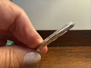 Brazalete brazalete vintage de plata de ley, detallado, se ve bonito estilo suroeste - Imagen 1 de 4