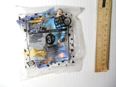 Max Steel WB New Sealed Figure Cake Topper Kids Jack in the Box 2001 - Image 1 of 4