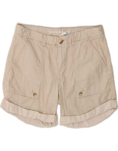 Pantalones Cortos Chinos Mujer DOCKERS Medianos W30 Beige Rayas Algodón DR16 - Imagen 1 de 3