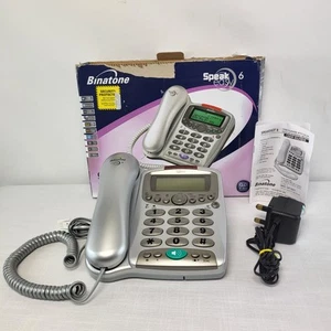 BINATONE Large Button Telephone Speak Easy 6 Corded With Tested Working Boxed - Picture 1 of 14