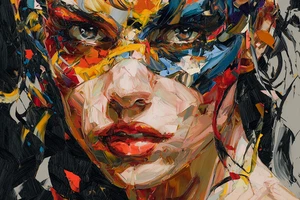 🎨 Sandra Chevrier La Cage une envie de crime | COA | Art Print Giclée 36x24 H2 - Picture 1 of 7