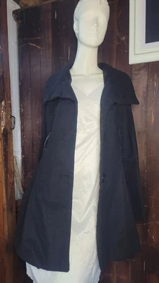 Abrigo negro manga larga Yoki Outter Wear para mujer talla S Foto 1 de 4