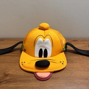 Cappello testa di pluto Disney Parks orecchie adulto snapback camionista maglia nuovo con etichette LEGGI - Foto 1 di 9