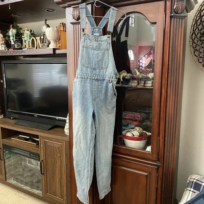 Mono vaquero Billabong 26 para mujer desgastado azul jersey pierna recta Foto 1 de 4