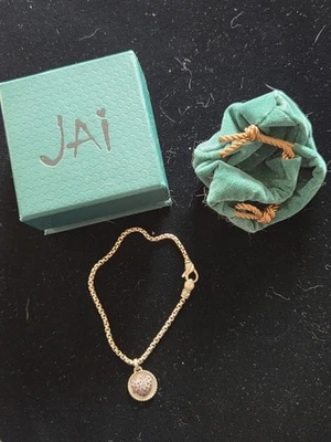 Hermoso Brazalete John Hardy Jai Plata Esterlina Amatista Corazón Dije Más Fuerte Foto 1 de 4