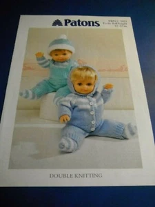 Patons Doll Clothing Knitting Pattern 5093 - Picture 1 of 1