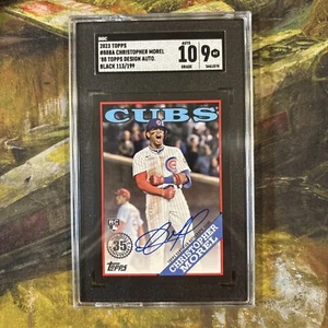 Christopher Morel - 2023 Topps Series 1 Black 88BA-CMO Auto RC SGC 9/10. /199 - Picture 1 of 3