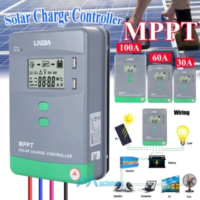 5200W Wind Solar Hybrid MPPT PWM Laderegler Auto Regler 12V 24V 48V - Bild 1 von 4