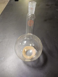 Pyrex  Round Bottom Flask 3000mL 24/40 - Picture 1 of 5