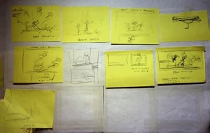 Disney 101 Dalmatians: The Series 1997 Hand-drawn Animation ProductionStoryboard - Imagen 1 de 2
