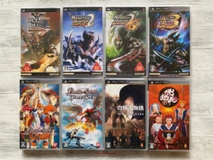 SONY PSP Monster Hunter & Battle Spirits & White Knight & Ore no Shikabane set - Picture 1 of 18