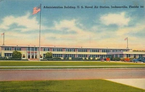 Postales de lino de la estación aérea naval de Florida en Jacksonville - Imagen 1 de 2