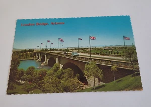Postal de colección 1977 Puente de Londres Lake Havasu City Arizona postal sin publicar - Imagen 1 de 15